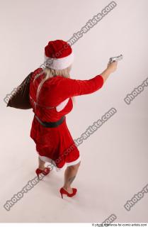 JAROSLAVA STANDING POSE WITH GUN